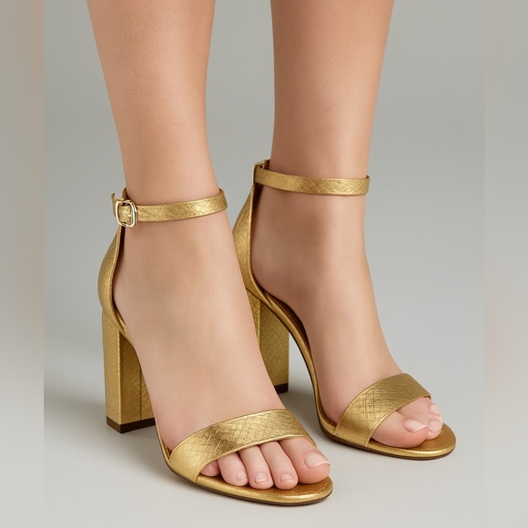 2453- Sam Edelman Yaro Sandals – Gold Color – Size 9.5M – NWT - Picture 1 of 10
